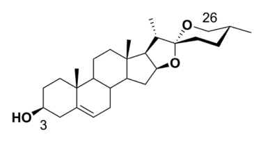 原薯蕷皂苷的分子結構式.png
